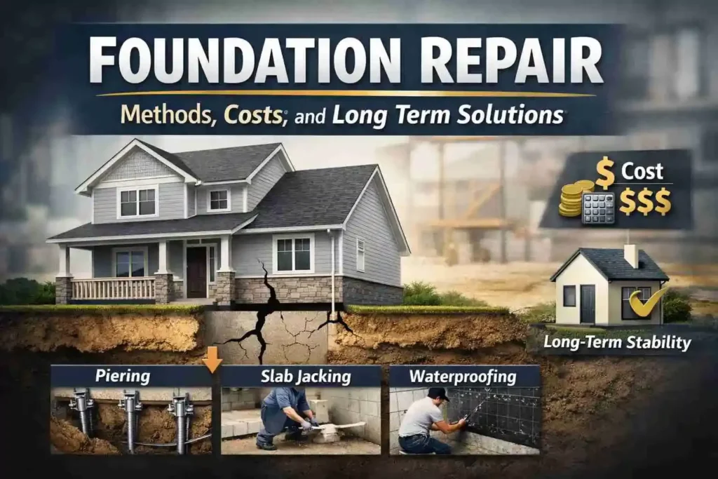 Foundation Repair Methods, Costs, and Long Term Solutions