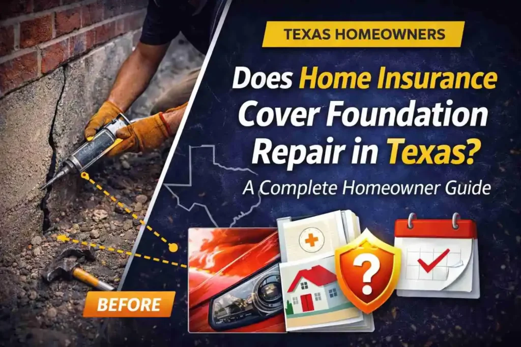 Does Home Insurance Cover Foundation Repair in Texas? A Complete Homeowner Guide